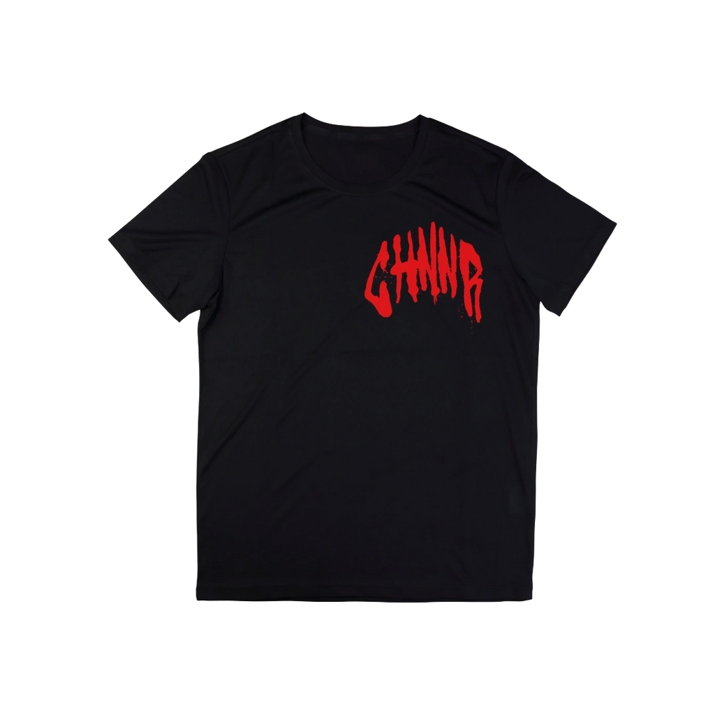 "THE CLASSIC TEE" - BLACK/RED
